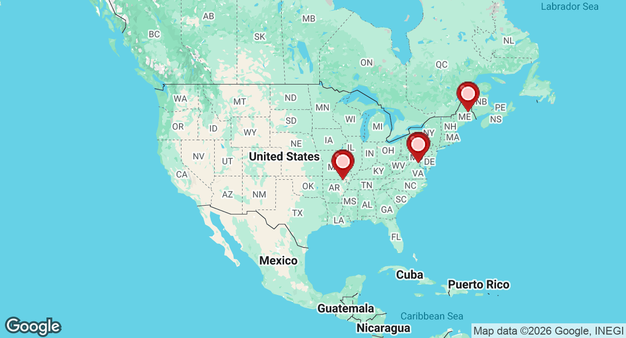 Trending counties map